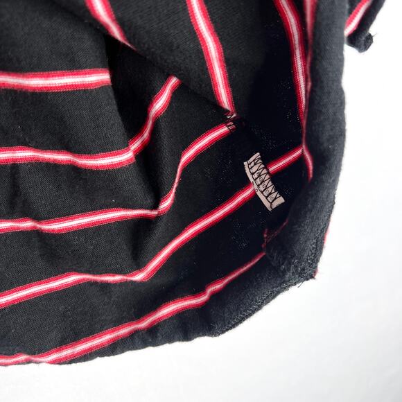 Forever 21 Cropped Stripe Polo Shirt Small - Picture 4 of 6